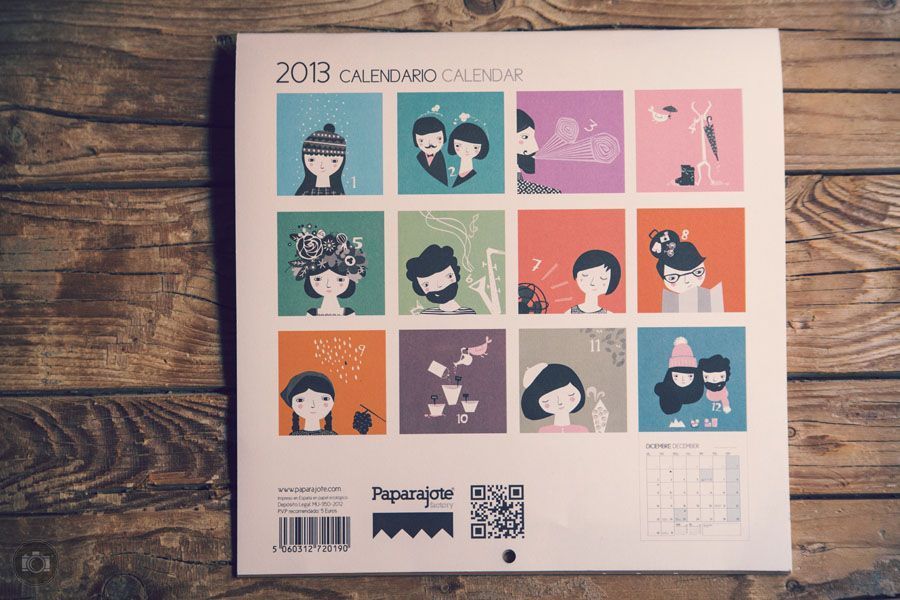 Иллюстрации для календаря на 2013 год